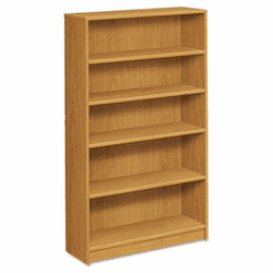 HON1875C 1870 Series Bookcase, 5 Shelves, 36w x 11-1/2d x 60-1/8h, Harvest By HON COMPANY