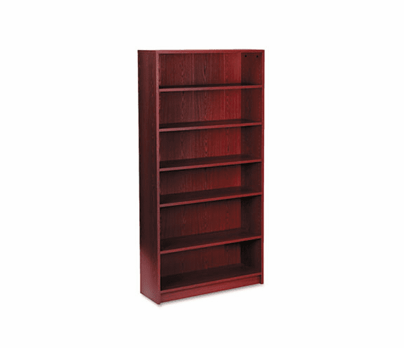 HON1876N 1870 Series Bookcase, 6 Shelves, 36w x 11-1/2d x 72-5/8h, Mahogany By HON COMPANY