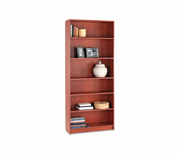 HON1877J 1870 Series Bookcase, 6 Shelves, 36w x 11-1/2d x 84h, Henna Cherry By HON COMPANY