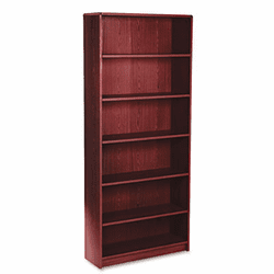 HON1877N 1870 Series Bookcase, 6 Shelves, 36w x 11-1/2d x 84h, Mahogany By HON COMPANY