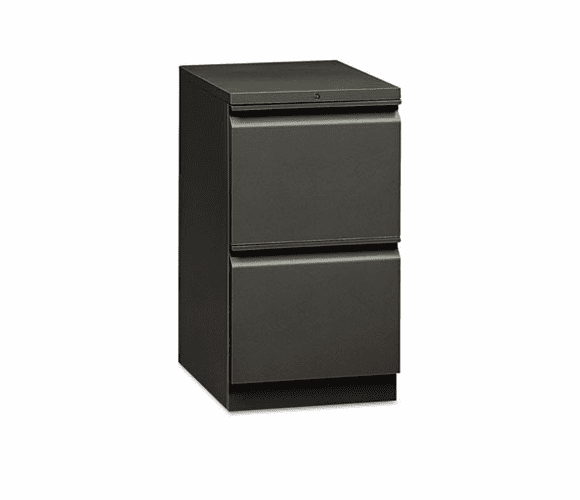 HON18820RS Flagship Mobile File/File Pedestal, Full Radius Pull, 19-7/8d, Charcoal By HON COMPANY