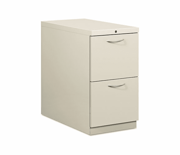 HON18830AQ Flagship Mobile File/File Pedestal, Arch Pull, 28-7/8d, Light Gray By HON COMPANY