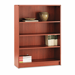 HON1894J 1890 Series Bookcase, 4 Shelves, 36w x 11-1/2d x 48-3/4h, Henna Cherry By HON COMPANY