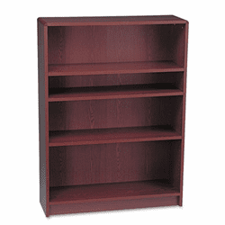 HON1894N 1890 Series Bookcase, 4 Shelves, 36w x 11-1/2d x 48-3/4h, Mahogany By HON COMPANY