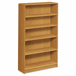 HON1895C 1890 Series Bookcase, 5 Shelves, 36w x 11-1/2d x 60-1/8h, Harvest By HON COMPANY