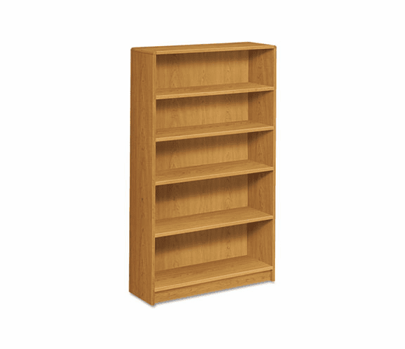 HON1895C 1890 Series Bookcase, 5 Shelves, 36w x 11-1/2d x 60-1/8h, Harvest By HON COMPANY