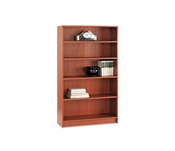HON1895J 1890 Series Bookcase, 5 Shelves, 36w x 11-1/2d x 60-1/8h, Henna Cherry By HON COMPANY