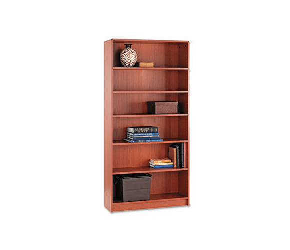 HON1896J 1890 Series Bookcase, 6 Shelves, 36w x 11-1/2d x 72-5/8h, Henna Cherry By HON COMPANY