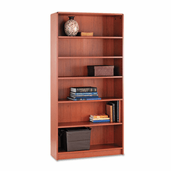 HON1896J 1890 Series Bookcase, 6 Shelves, 36w x 11-1/2d x 72-5/8h, Henna Cherry By HON COMPANY
