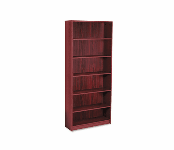 HON1897N 1890 Series Bookcase, 6 Shelves, 36w x 11-1/2d x 84h, Mahogany By HON COMPANY