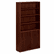 HON1897N 1890 Series Bookcase, 6 Shelves, 36w x 11-1/2d x 84h, Mahogany By HON COMPANY
