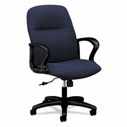 HON2072BW90T Gamut Series Managerial Mid-Back Swivel/Tilt Chair, Navy Blue By HON COMPANY