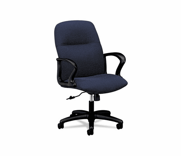 HON2072BW90T Gamut Series Managerial Mid-Back Swivel/Tilt Chair, Navy Blue By HON COMPANY