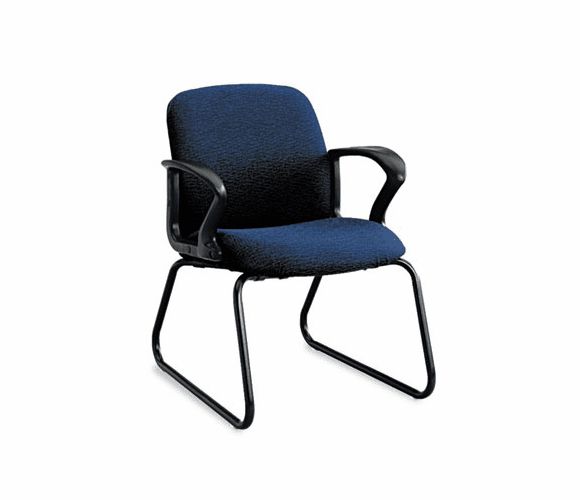 HON2073BW90T Gamut Series Sled Base Guest Chair, Navy Blue By HON COMPANY