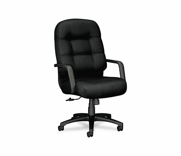 HON2091NT10T 2090 Pillow-Soft Executive High-Back Swivel/Tilt Chair, Black Fabric/Black Base By HON COMPANY