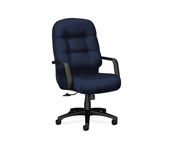 HON2091NT90T 2090 Pillow-Soft Executive High-Back Swivel/Tilt Chair, Mariner, Black Base By HON COMPANY