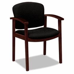 HON2111NBE11 2111 Invitation Series Wood Guest Chair, Mahogany/Raven Fabric By HON COMPANY