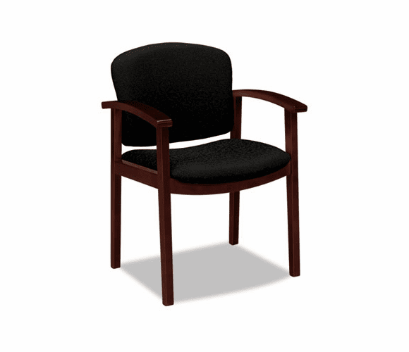 HON2111NBE11 2111 Invitation Series Wood Guest Chair, Mahogany/Raven Fabric By HON COMPANY