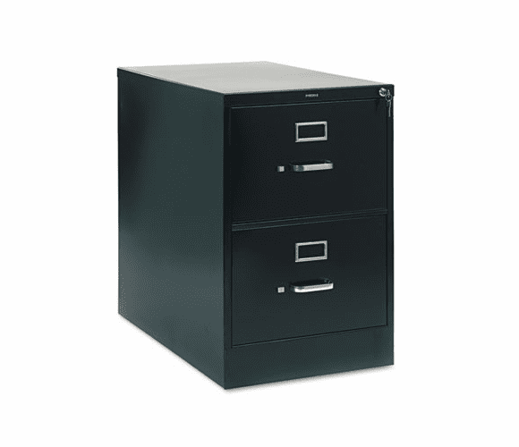 HON212CPP 210 Series Two-Drawer, Full-Suspension File, Legal, 28-1/2d, Black By HON COMPANY