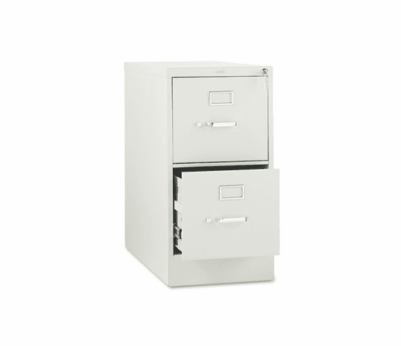 HON212PQ 210 Series Two-Drawer, Full-Suspension File, Letter, 28-1/2d, Light Gray By HON COMPANY