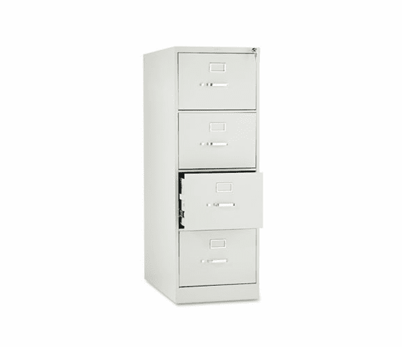 HON214CPQ 210 Series Four-Drawer, Full-Suspension File, Legal, 28-1/2d, Light Gray By HON COMPANY