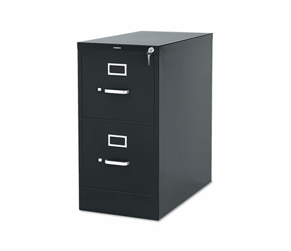 HON312PS 310 Series Two-Drawer, Full-Suspension File, Letter, 26-1/2d, Charcoal By HON COMPANY