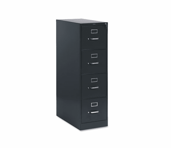 HON314PS 310 Series Four-Drawer, Full-Suspension File, Letter, 26-1/2d, Charcoal By HON COMPANY