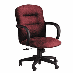 HON3302BE62T Allure Managerial Mid-Back Swivel/Tilt Chair, Wild Rose Fabric By HON COMPANY