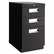 HON33720CP Brigade Mobile Box/Box/File Pedestal, Recessed Pulls, 19-7/8" Deep, Black By HON COMPANY