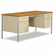 HON34962CL 34000 Series Double Pedestal Desk, 60w x 30d x 29-1/2h, Harvest/Putty By HON COMPANY