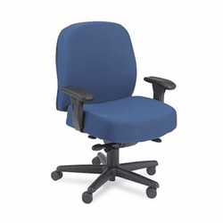 HON3528AB90T 3500 Series Pyramid Intensive Use Managerial Task Chair, Blue Upholstery By HON COMPANY