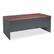 HON38180NS 38000 Series Double Pedestal Desk, 72w x 36d x 29-1/2h, Mahogany/Charcoal By HON COMPANY