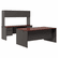 HON38180NS 38000 Series Double Pedestal Desk, 72w x 36d x 29-1/2h, Mahogany/Charcoal By HON COMPANY
