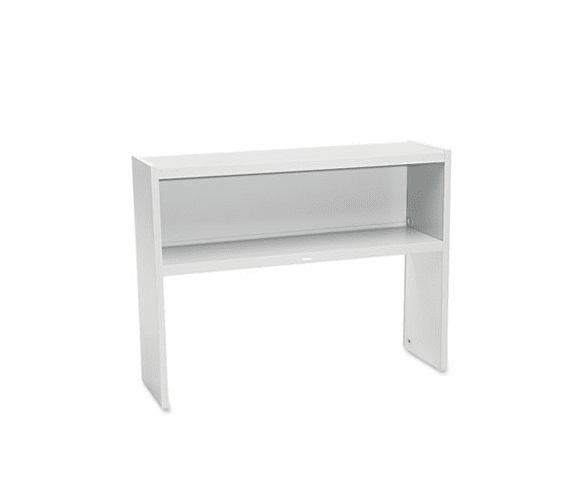 HON38241NQ 38000 Series Stack-On Open Shelf Hutch, 48w x 13-1/2d x 36-1/4h, LGray By HON COMPANY