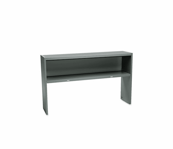 HON38242NS 38000 Series Stack-On Open Shelf Hutch, 60w x 13-1/2d x 36-1/4h, Charcoal By HON COMPANY