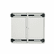 HON38247Q 38000 Series Hutch Flipper Doors for 60"w HON38242NQ, 30 x 16, Light Gray By HON COMPANY