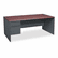 HON38294LNS 38000 Series Left Pedestal Desk, 72w x 36d x 29-1/2h, Mahogany/Charcoal By HON COMPANY