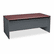 HON38294LNS 38000 Series Left Pedestal Desk, 72w x 36d x 29-1/2h, Mahogany/Charcoal By HON COMPANY