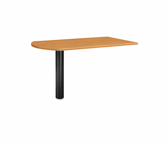 HON38473CL 38000 Series Peninsula, 58w x 30d x 29-1/2h, Harvest/Black By HON COMPANY