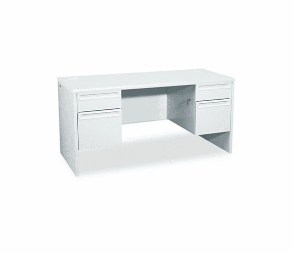 HON38852QQ 38000 Series Kneespace Credenza, 60w x 24d x 29-1/2h, Light Gray/Light Gray By HON COMPANY