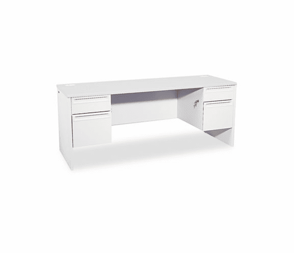 HON38854QQ 38000 Series Kneespace Credenza, 72w x 24d x 29-1/2h, Light Gray/Light Gray By HON COMPANY