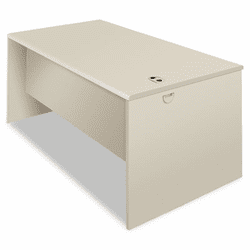 HON38932QQ 38000 Series Desk Shell, 60w x 30d x 29-1/2h, Light Gray/Light Gray By HON COMPANY