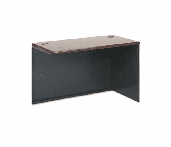 HON38943RNS 38000 Series Return Shell, Right, 48w x 24d x 29-1/2h, Mahogany/Charcoal By HON COMPANY