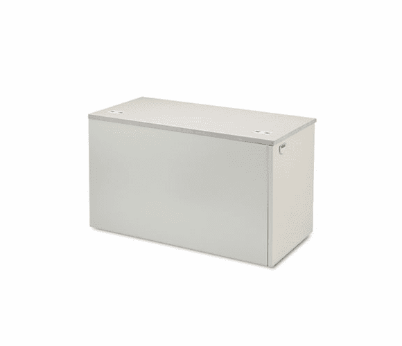 HON38944LG2Q 38000 Series Return Shell, Left, 48w x 24d x 29-1/2h, Gray Patterned/Light Gray By HON COMPANY