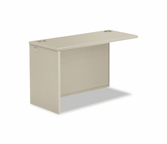 HON38946LG2Q 38000 Series Return Shell, Left, 60w x 24d x 29-1/2h, Gray Patterned/Light Gray By HON COMPANY