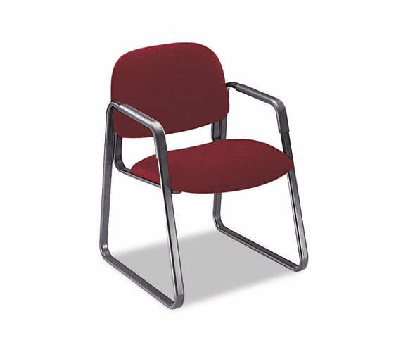 HON4008AB62T Solutions Seating Sled Base Guest Chair, Burgundy By HON COMPANY