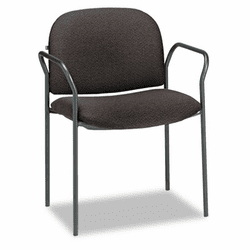 HON4051AB10T Multipurpose Stacking Arm Chairs, Black, 2/Carton By HON COMPANY