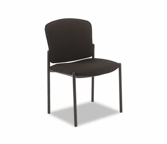 HON4073NT10T Pagoda 4070 Series Stacking Chairs, Black Tectonic Fabric, 2/Carton By HON COMPANY