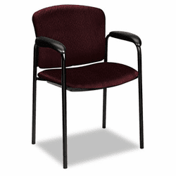 HON4605NT69T Tiempo Guest Arm Chair without Casters, Wine By HON COMPANY