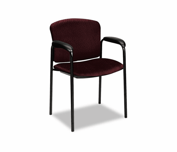 HON4605NT69T Tiempo Guest Arm Chair without Casters, Wine By HON COMPANY